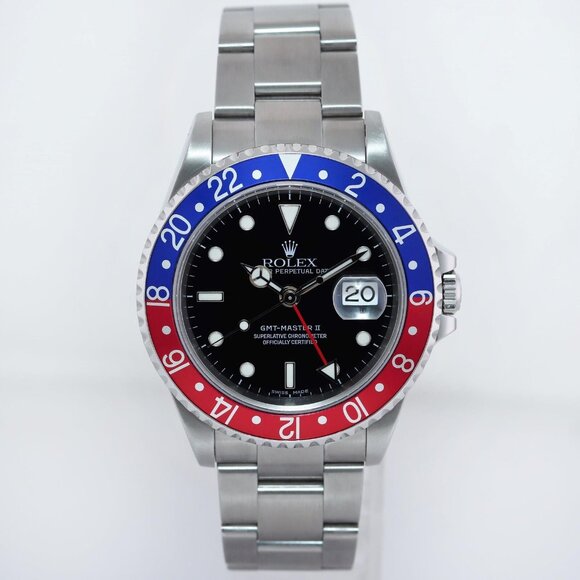 New Condition Men's Rolex Pepsi Blue 40mm Watch with hang tag and box - Picture 3 of 7